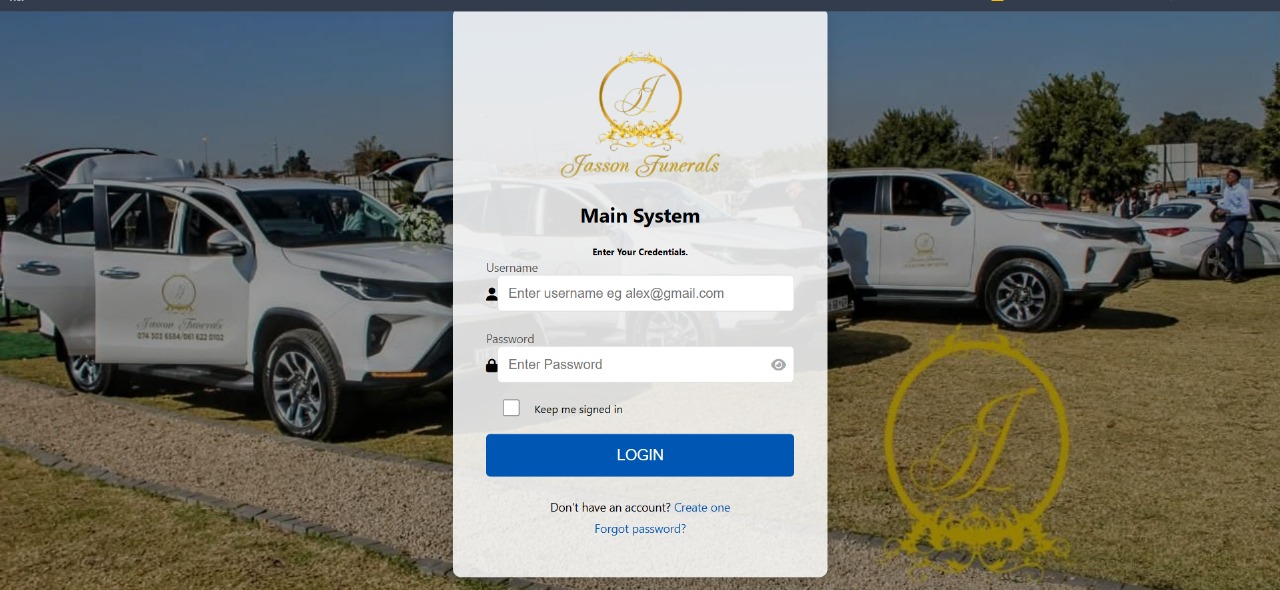 Policy Admin Section